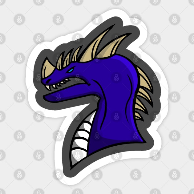 Blue Dragon Sticker by The Good Life